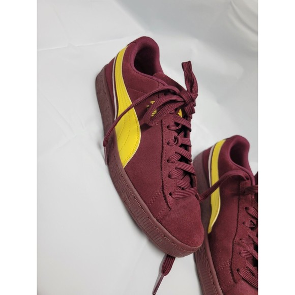 PUMA Suede Triplex Men\'s Size 7 Burgundy Hip Hop Classic Sneaker Old School Red main image 9
